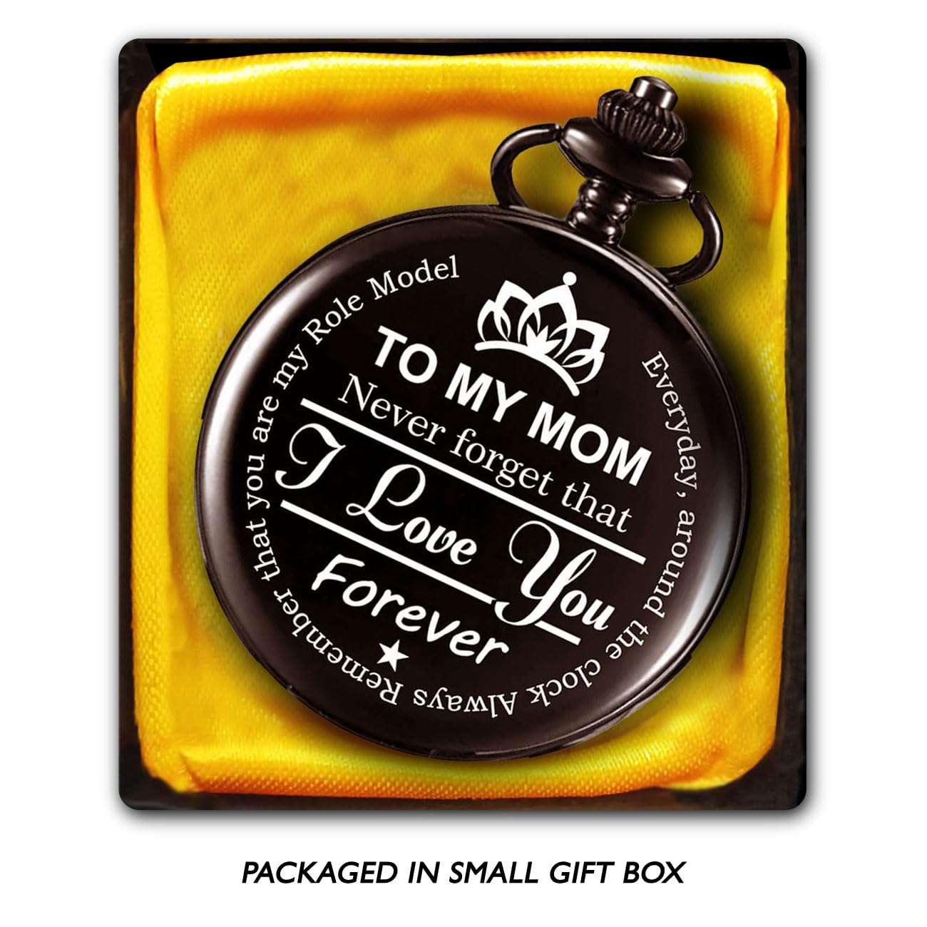 exciting Lives Mom Pocket Watch - Gift for Mother's Day, Birthday, Anniversary, Gift for Mother, Mom, Maa, Mother-in-Law, Best Mother's Day Gift