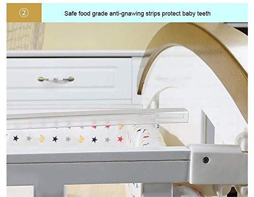 BabyTeddy® 12 in 1 Patented Multifunctional Baby Crib, Baby Cot, Toddler Bed,Cradle Rocker,Convertible Desk,Kid’s Sofa with Mattress and Designer Mosquito Net,Diaper Changing Station