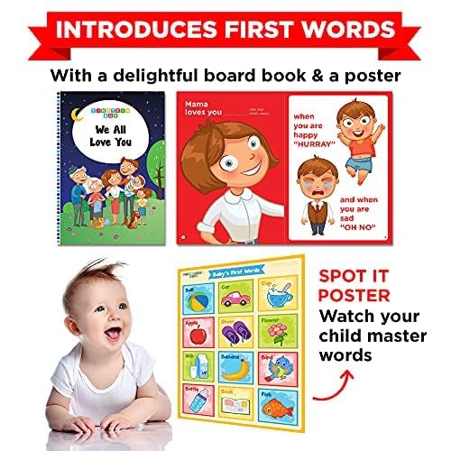 EINSTEIN BOX for 1 Year Old Boys/Girls | Gift Toys & Board Books for Kids | Learning Kit & Educational Toys | Pretend Play Set of Animal Masks | Activity Book Included, Multicolor
