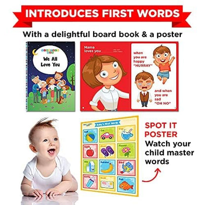 EINSTEIN BOX for 1 Year Old Boys/Girls | Gift Toys & Board Books for Kids | Learning Kit & Educational Toys | Pretend Play Set of Animal Masks | Activity Book Included, Multicolor