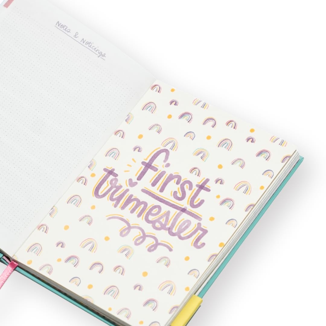 Alicia Souza | Pregnancy Journal Bump Box | Pregnancy Planner + Sticker Book + 20 Milestone Cards + Bookmark | Maternity Diary, Memories Keeper, Trimester Tracker, Gift for New Mom, Pregnancy Gifts