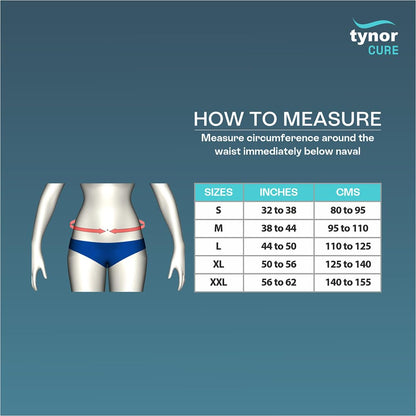 TYNOR Pregnancy Support | Maternity Belt for Lower Back Pain Relief & Posture Support | Adjustable, Comfortable Design for Pregnent Women | Pack of 1 (Black, Large)