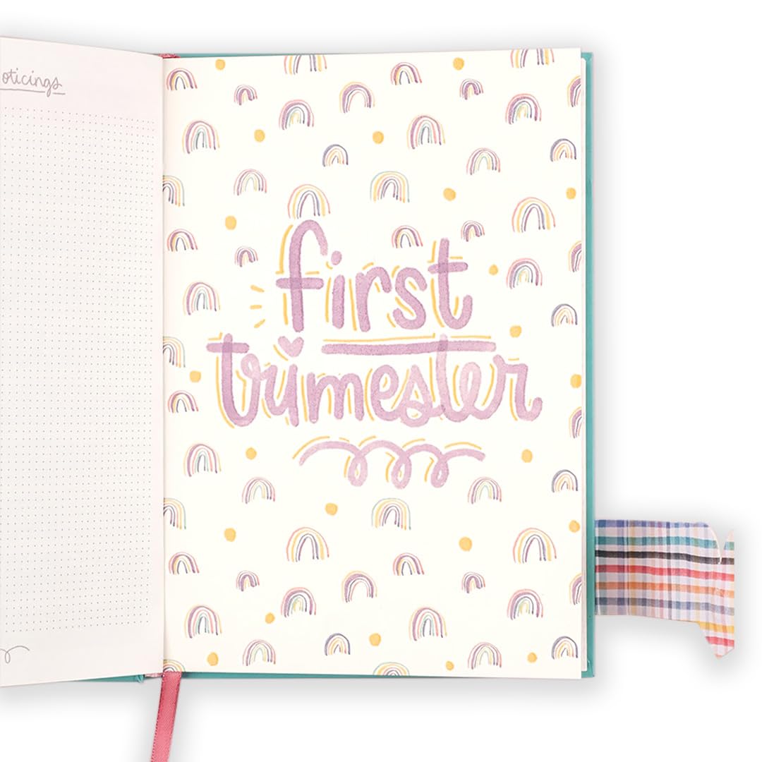 Alicia Souza | Pregnancy Journal Bump Box | Pregnancy Planner + Sticker Book + 20 Milestone Cards + Bookmark | Maternity Diary, Memories Keeper, Trimester Tracker, Gift for New Mom, Pregnancy Gifts