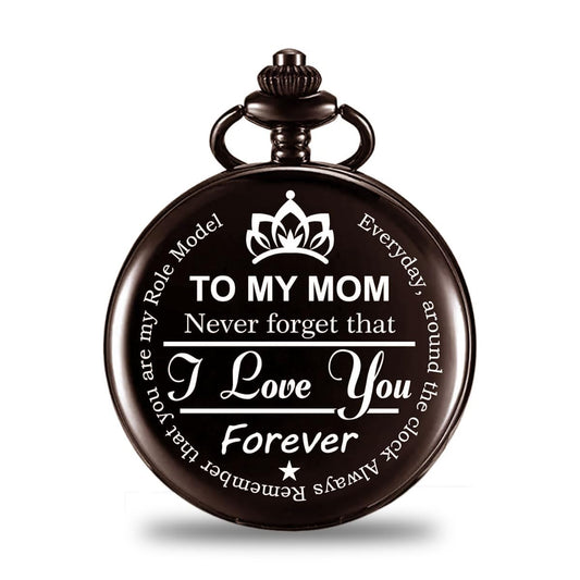 exciting Lives Mom Pocket Watch - Gift for Mother's Day, Birthday, Anniversary, Gift for Mother, Mom, Maa, Mother-in-Law, Best Mother's Day Gift