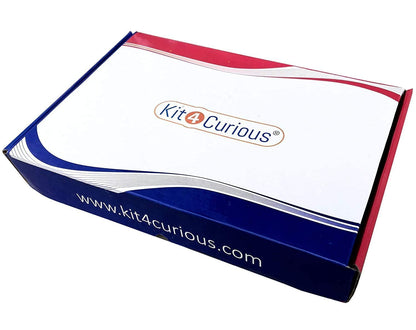 Kit4Curious Super Kit 100 Items in a kit – Science & Fun Innovation Kit with Instruction Manual for 100 Projects