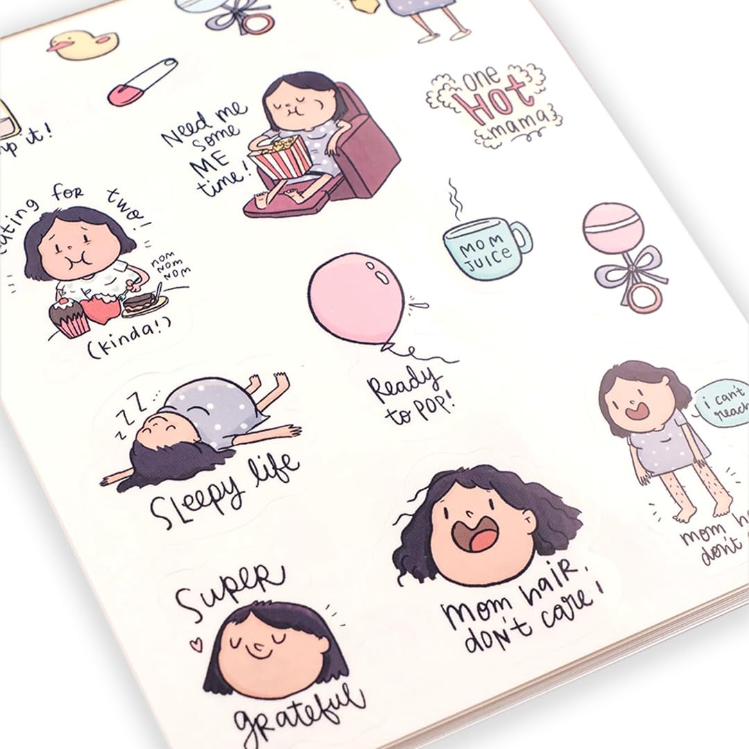 Alicia Souza | Pregnancy Journal Bump Box | Pregnancy Planner + Sticker Book + 20 Milestone Cards + Bookmark | Maternity Diary, Memories Keeper, Trimester Tracker, Gift for New Mom, Pregnancy Gifts