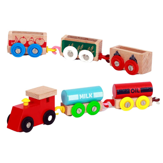 Wonderhood Wooden Number Magnetic Train for Learning Numbers 1 to 9 Toy Set for Kids 2 to 6 Years in Age - Stem nteractive Educational Learning Toy, Birthday Gift (2-6 Years Boy/Girl)