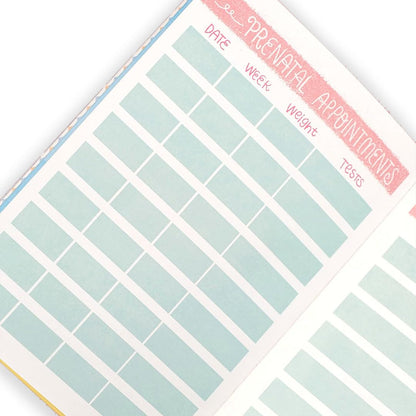 Alicia Souza | Pregnancy Journal Bump Box | Pregnancy Planner + Sticker Book + 20 Milestone Cards + Bookmark | Maternity Diary, Memories Keeper, Trimester Tracker, Gift for New Mom, Pregnancy Gifts