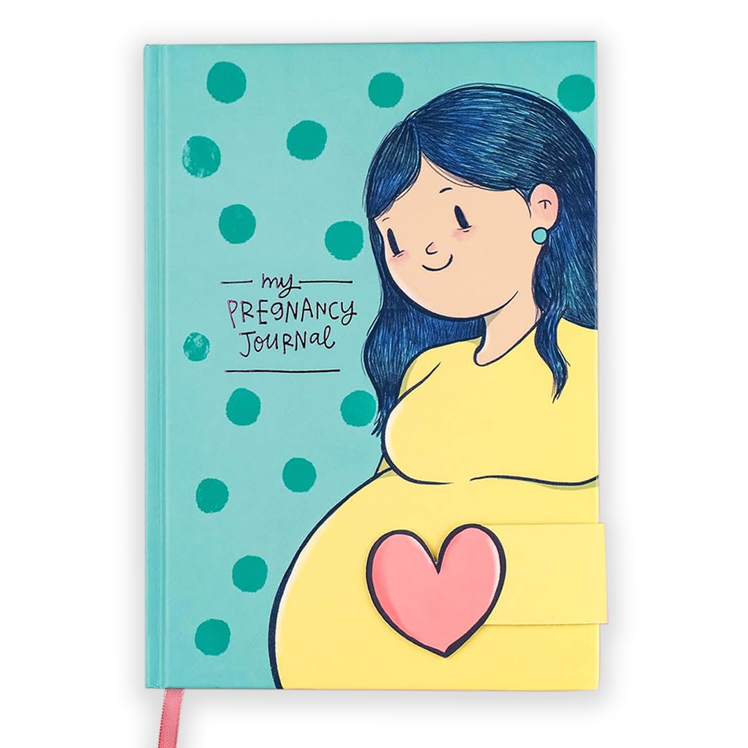 Alicia Souza | Pregnancy Journal Bump Box | Pregnancy Planner + Sticker Book + 20 Milestone Cards + Bookmark | Maternity Diary, Memories Keeper, Trimester Tracker, Gift for New Mom, Pregnancy Gifts