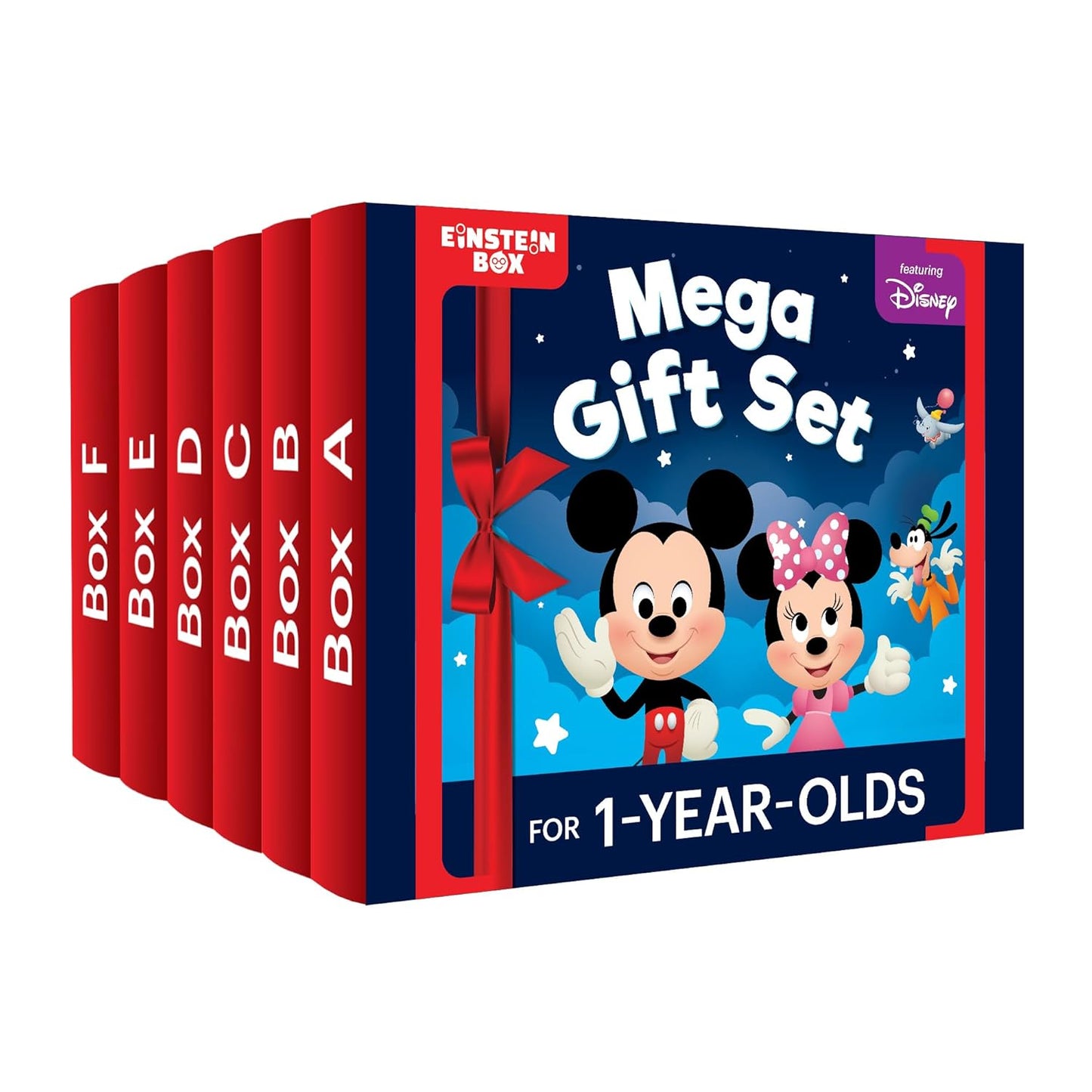 EINSTEIN BOX for 1 Year Old Boys/Girls | Gift Toys & Board Books for Kids | Learning Kit & Educational Toys | Pretend Play Set of Animal Masks | Activity Book Included, Multicolor