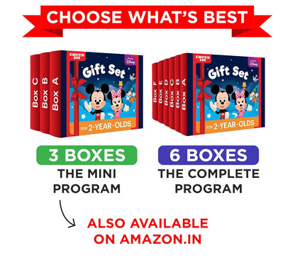 Einstein Box for 2-Year-Old Boys/Girls | Gift Toys for 2-Year-Old Kids | Board Books and Fun Games | Learning and Educational Toys and Games |