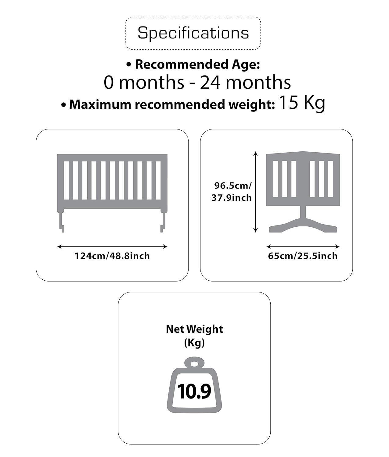 LuvLap C-50 Baby Wooden Cot with Mosquito Net, EN certified Baby Furniture suitable for new born to 12 month, without mattress (Cherry Red)