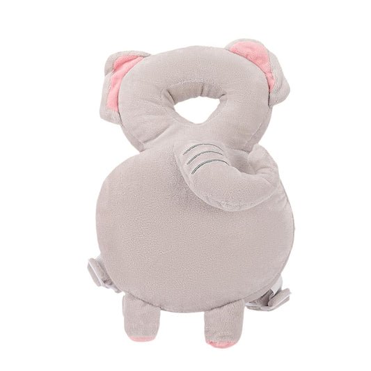 Baby Head Protection Backpack - Soft & Comfortable, Cute Cartoon Design, Pink Butterfly
