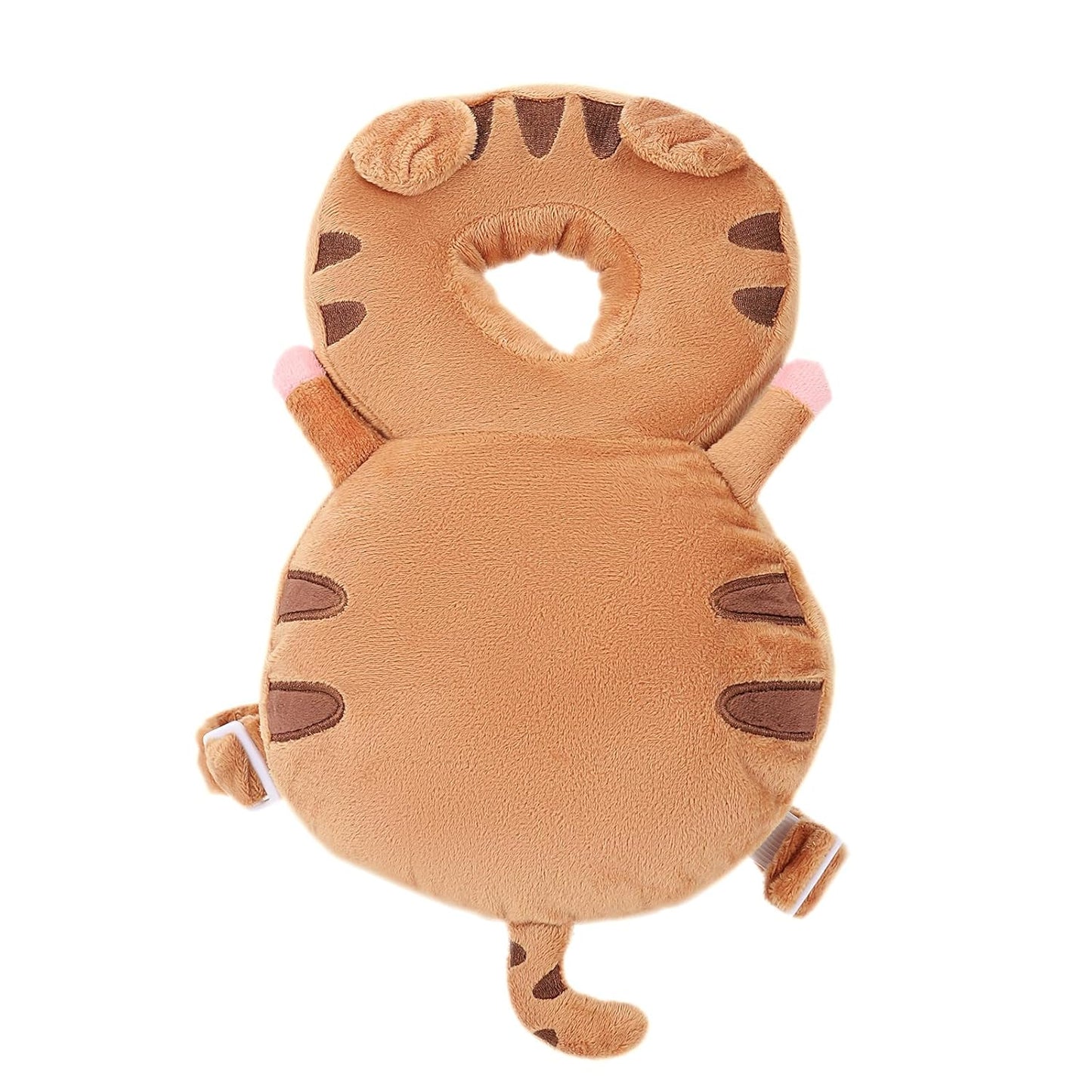 Baby Head Protection Backpack - Soft & Comfortable, Cute Cartoon Design, Pink Butterfly