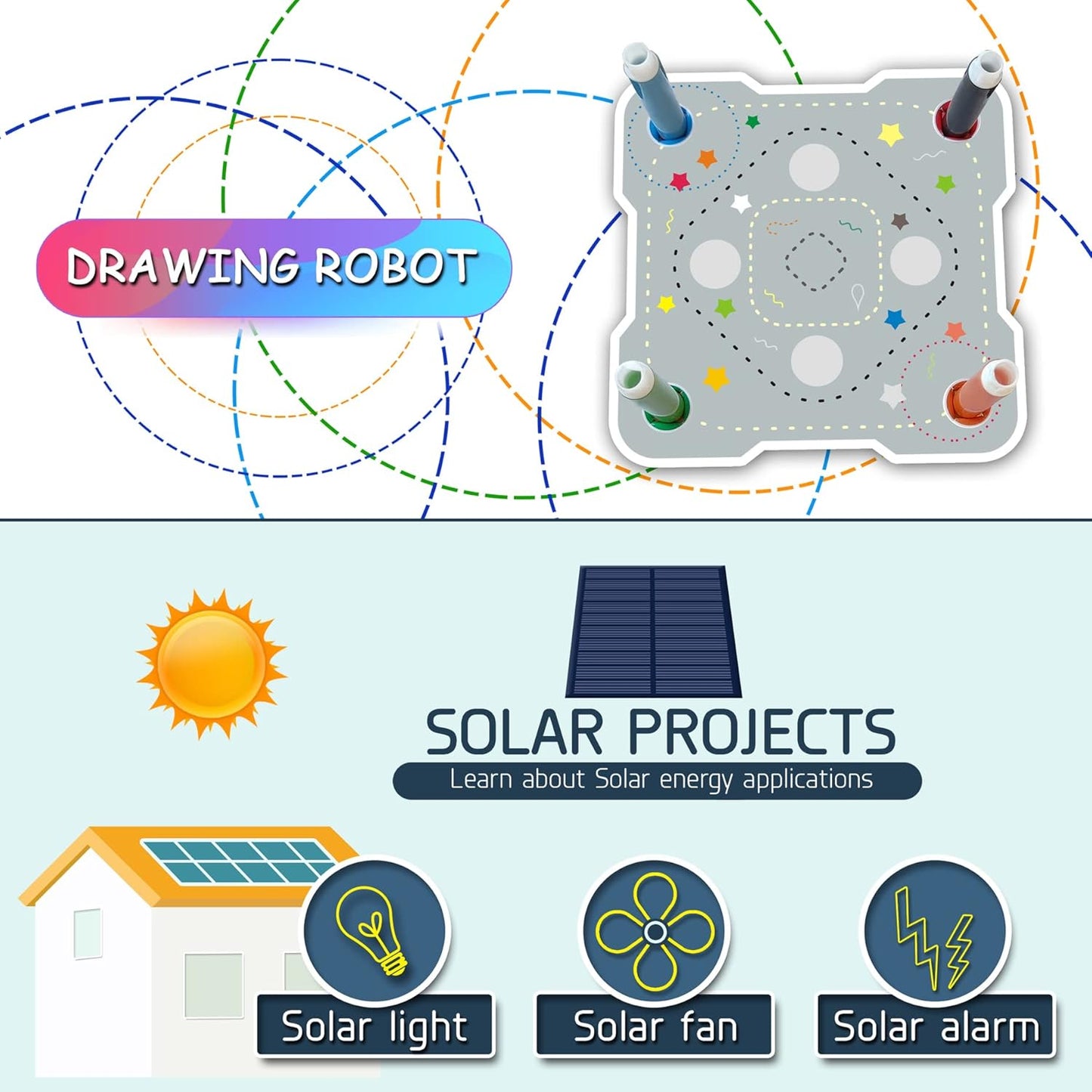 Kit4Curious Super Kit 100 Items in a kit – Science & Fun Innovation Kit with Instruction Manual for 100 Projects