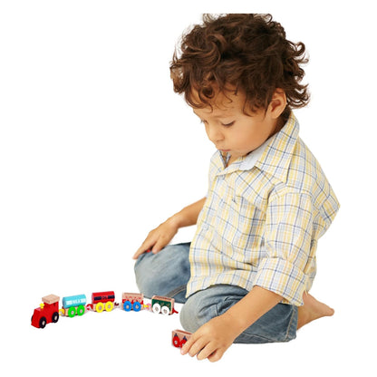 Wonderhood Wooden Number Magnetic Train for Learning Numbers 1 to 9 Toy Set for Kids 2 to 6 Years in Age - Stem nteractive Educational Learning Toy, Birthday Gift (2-6 Years Boy/Girl)