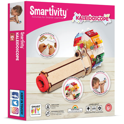 Smartivity Kaleidoscope Toys for Kids Age 6-12 Years Old | See Beautiful Colorful PatternsI Birthday Gift for Girls & Boys I DIY STEM Educational Science Toy for 6,7,8,9,10,11,12 Years
