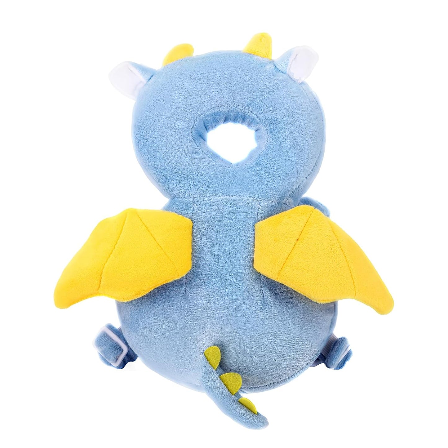 Baby Head Protection Backpack - Soft & Comfortable, Cute Cartoon Design, Pink Butterfly