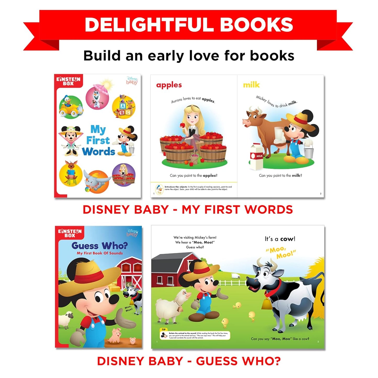 EINSTEIN BOX for 1 Year Old Boys/Girls | Gift Toys & Board Books for Kids | Learning Kit & Educational Toys | Pretend Play Set of Animal Masks | Activity Book Included, Multicolor
