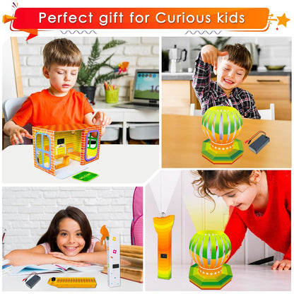 Kit4Curious Super Kit 100 Items in a kit – Science & Fun Innovation Kit with Instruction Manual for 100 Projects