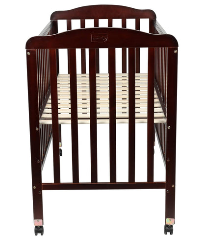 LuvLap C-50 Baby Wooden Cot with Mosquito Net, EN certified Baby Furniture suitable for new born to 12 month, without mattress (Cherry Red)