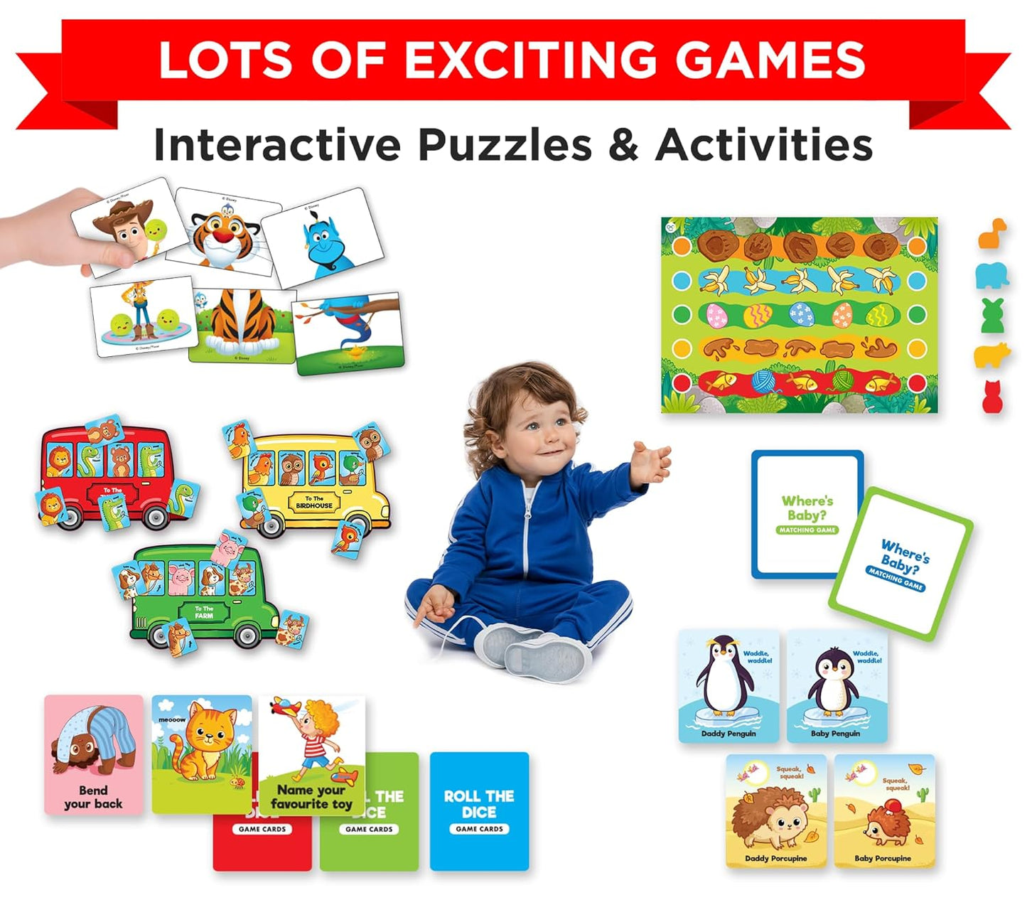 Einstein Box for 2-Year-Old Boys/Girls | Gift Toys for 2-Year-Old Kids | Board Books and Fun Games | Learning and Educational Toys and Games |