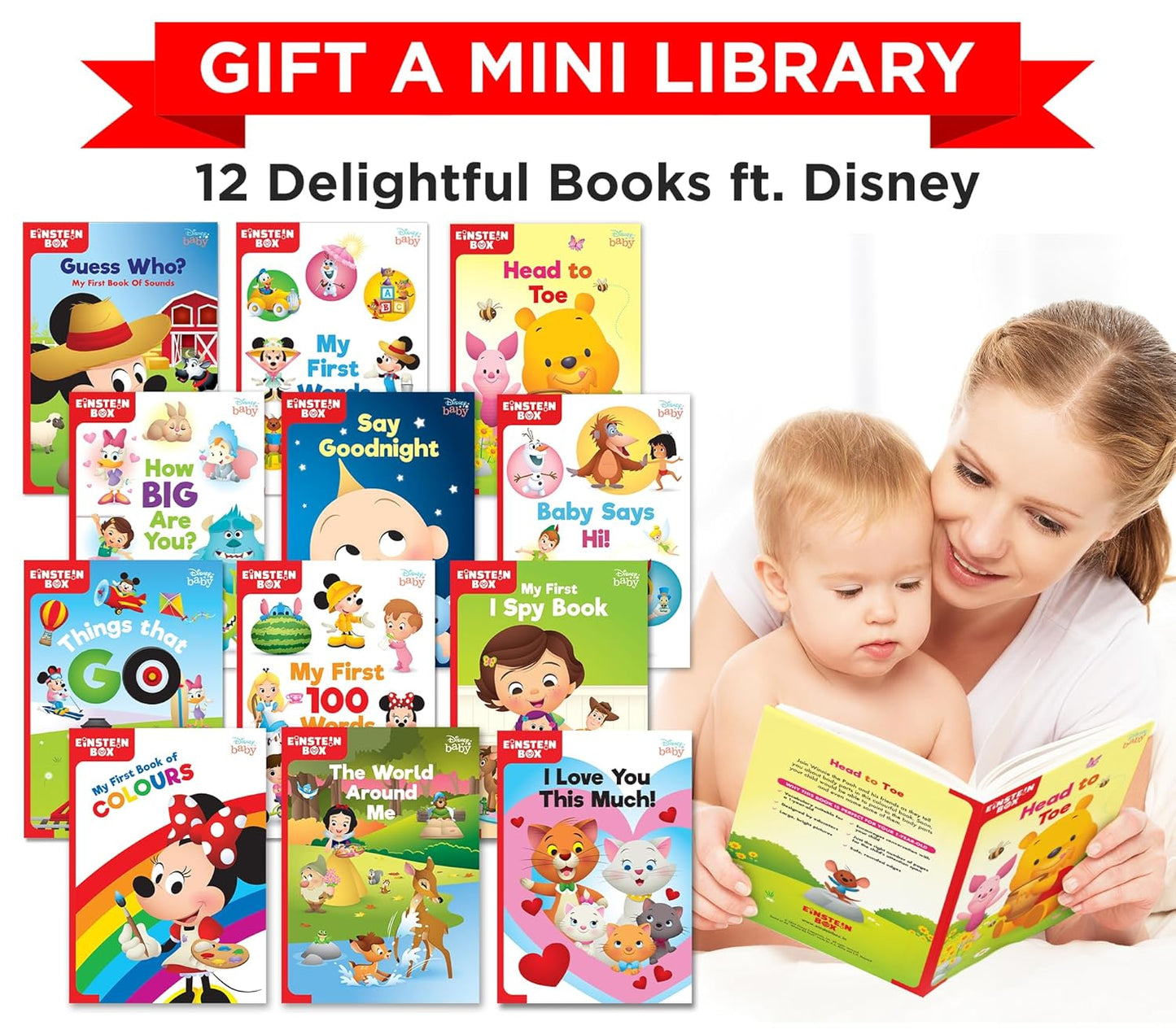 EINSTEIN BOX for 1 Year Old Boys/Girls | Gift Toys & Board Books for Kids | Learning Kit & Educational Toys | Pretend Play Set of Animal Masks | Activity Book Included, Multicolor