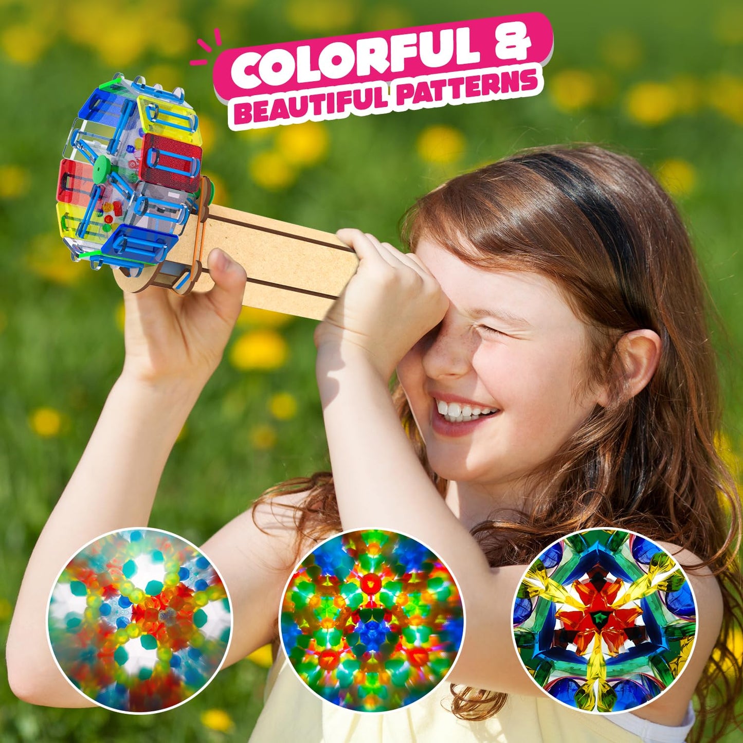 Smartivity Kaleidoscope Toys for Kids Age 6-12 Years Old | See Beautiful Colorful PatternsI Birthday Gift for Girls & Boys I DIY STEM Educational Science Toy for 6,7,8,9,10,11,12 Years