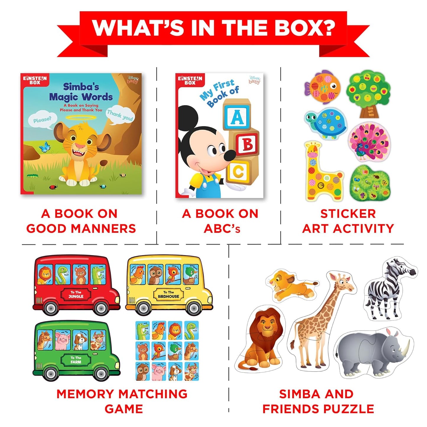 Einstein Box for 2-Year-Old Boys/Girls | Gift Toys for 2-Year-Old Kids | Board Books and Fun Games | Learning and Educational Toys and Games |