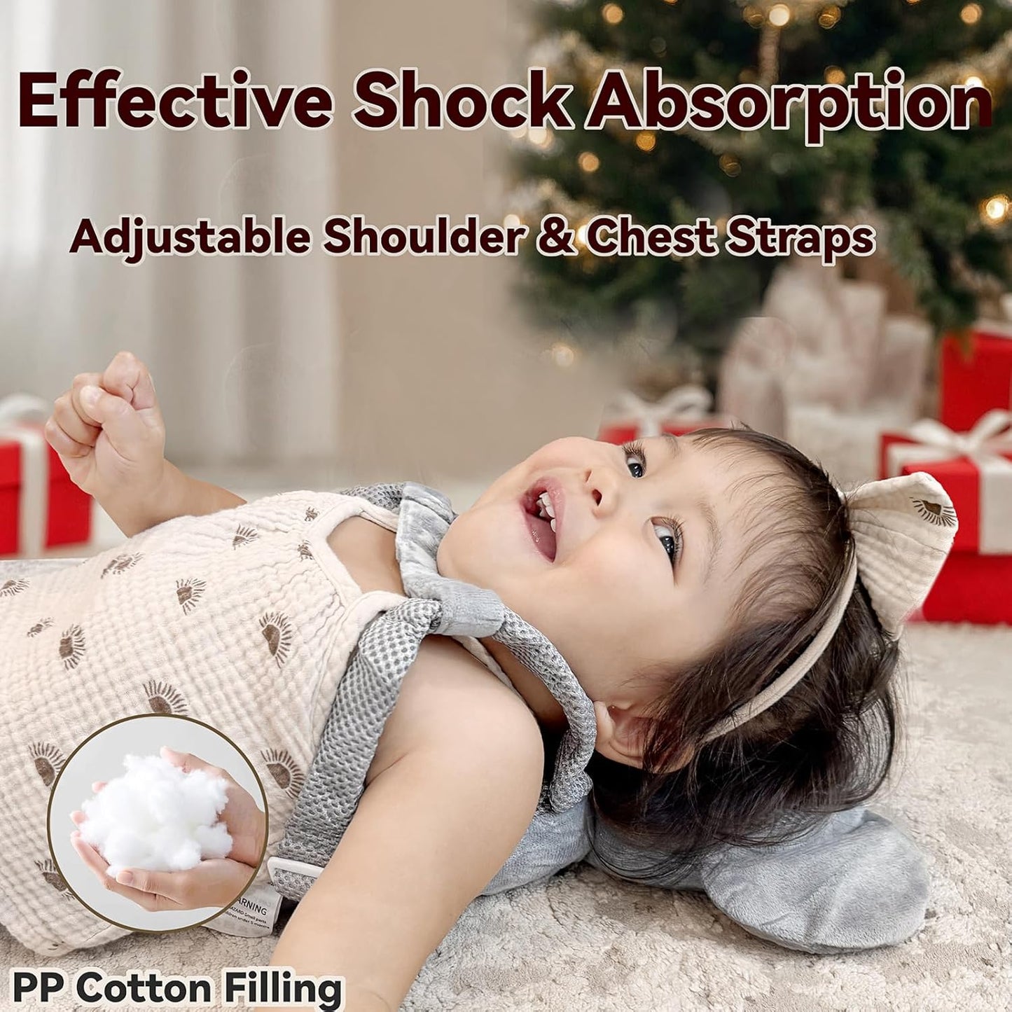 Baby Head Protector Backpack for Falling Crawling and Walking Toddler Essentials Harness Infant Koala Toys Helmets Baby Lover Gifts for 0.5-3 Years 6-12 Months